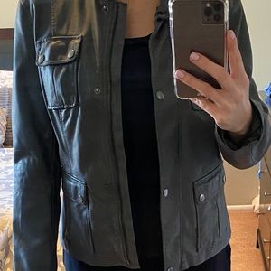 Alfani Faux Leather Jacket